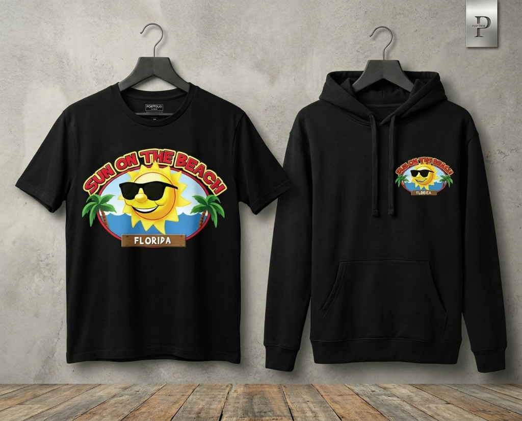 tshirt and hoodie